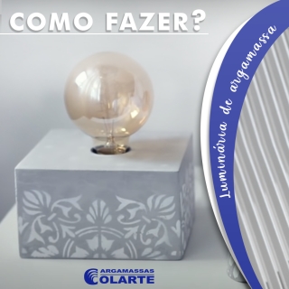 Luminária de argamassa Rejunte para cerâmica Osório Impermeabilizante para piscina Osório